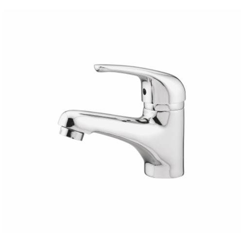 Single Lever Basin Mixer with 450mm Long SS Braided Hose  Chrome